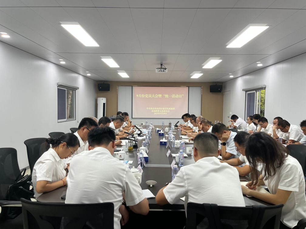 以伟大抗战精神强化新时代使命担当——南部路桥党支部召开9月份党员大会